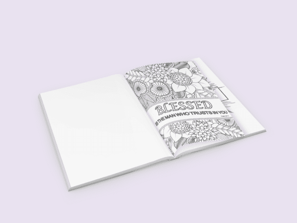 Color in the Psalms - Adult Colouring Book by Daniel Lyne MInistries - Inside 1