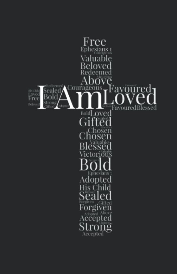 I AM - Cross Notebook - Front Cover Black - Daniel Lyne Ministries