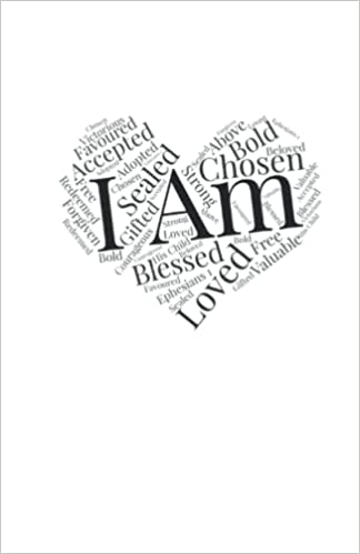 I AM - Heart Notebook - Front Cover White - Daniel Lyne Ministries